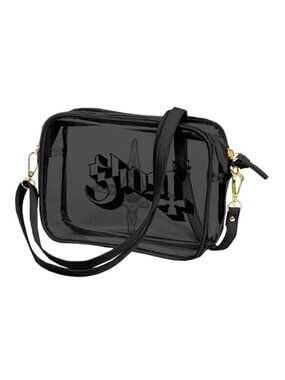 Clear PVC Crossbody Bag with Adjustable Strap, Concert Essential